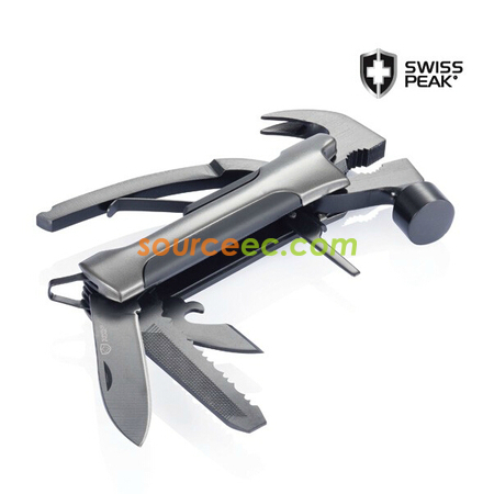 Swiss Peak Multifunctional Tool Hammer 