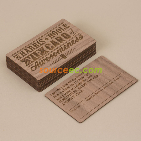 Wooden VIP Member Card
