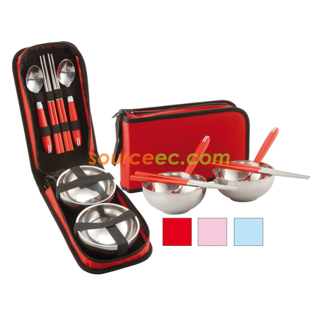 Colorful Cutlery Set with Bowl