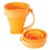 180ML Eco-friendly Folding Silicone Cup With Handle