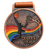 Colorful Basketball Medal