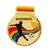 Colorful Football Medal