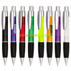 New York (Frosted) - Push Action Ball Plastic Pen