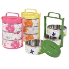 Three Layer Lunch Box With Handle