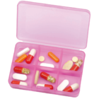 6 Compartments Pill Box