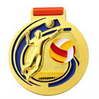 Volleyball Metal Medal
