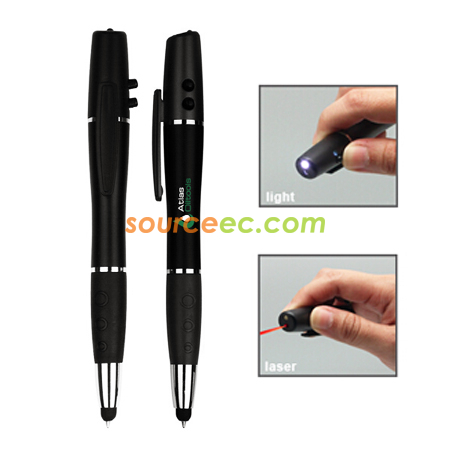 MIB Pen - Multi Function, Touch Screen Stylus, LED And Laser Pointer Pen