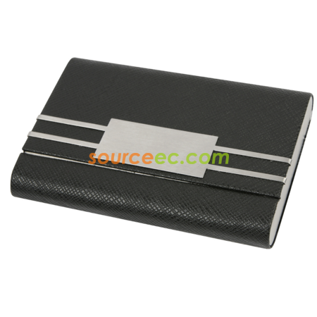 Double Sided PU Name Card Holder 
