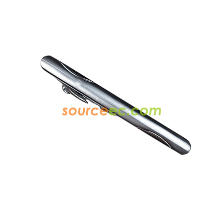 Fashion Double Curved Tie Clip