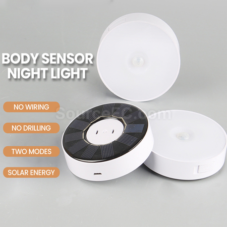Solar Body Sensor Night Light