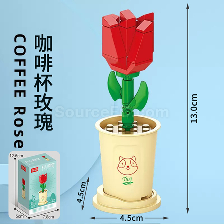 Coffee Cup Plant Series Building Blocks-12 Constellations Series