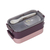 Double-Layer Portable Lunch Box With Soup Bowl Set
