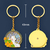 Moon-gazing Rabbit Keychain