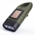 Camping hand cranked LED flashlight