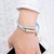 Engraved Magnetic Buckle Leather Rope Bracelet