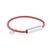 Engraved Magnetic Buckle Leather Rope Bracelet