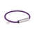 Engraved Magnetic Buckle Leather Rope Bracelet