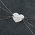 Engraved Heart Puzzle Necklace
