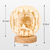 Hand-Folded Paper Sculpture Ball Lamp