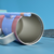 Large capacity double-layer vacuum straw thermos cup