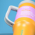 Large capacity double-layer vacuum straw thermos cup