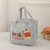 Handheld insulated lunch box bag