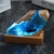 Solid Wood Resin Night Light Art Ornaments