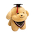 Graduation puppy plush toy