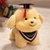Graduation puppy plush toy