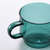 Colored Glass Coffee Cup