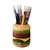 Hamburger Pen Holder