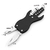 Multi-Function Knife With LED Light And Keychain