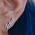 Customized text earrings and studs
