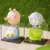 Stress - relieving squishy bubble - blowing figurine