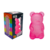 The little bear squeezes and slowly rebounds
