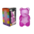 The little bear squeezes and slowly rebounds