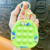 Decompression bubble fidget keychain