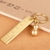 Pure Brass 6cm Small Ruler Keychai