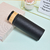Stainless Steel Bamboo Lid Handle Thermos Cup