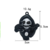Ghost face - changing doll keychain pendant