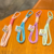 Weaving rope lanyard keychain