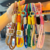 Weaving rope lanyard keychain