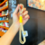 Weaving rope lanyard keychain