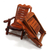 Rosewood Recliner Desktop Mobile Phone Holder Small Ornaments