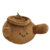 Teapot figurine keychain