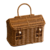 Rattan - woven storage basket gift box
