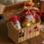 Rattan - woven storage basket gift box