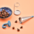 Umbrella tea strainer, silicone and stainless steel tea separator, tea leaf filter