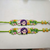 Embroidered bracelet