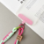 Contrast color woven mobile phone lanyard keychain